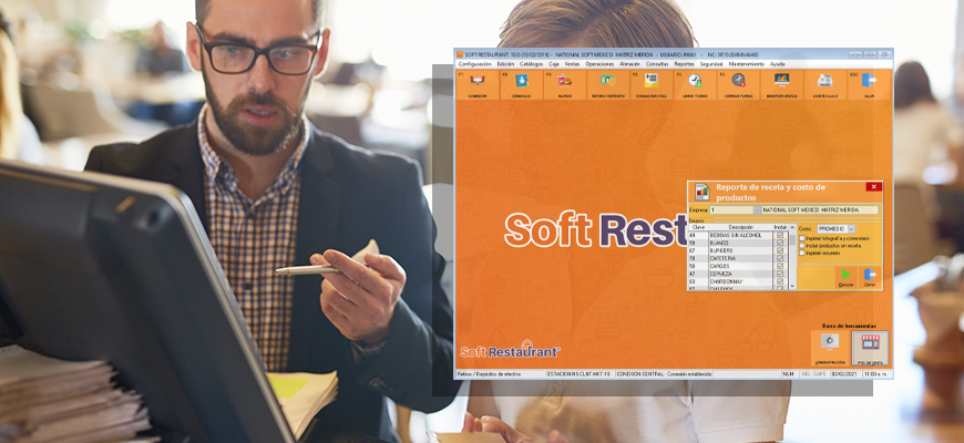 Uso de soft restaurant para generar el costeo de recetas en un restaurante